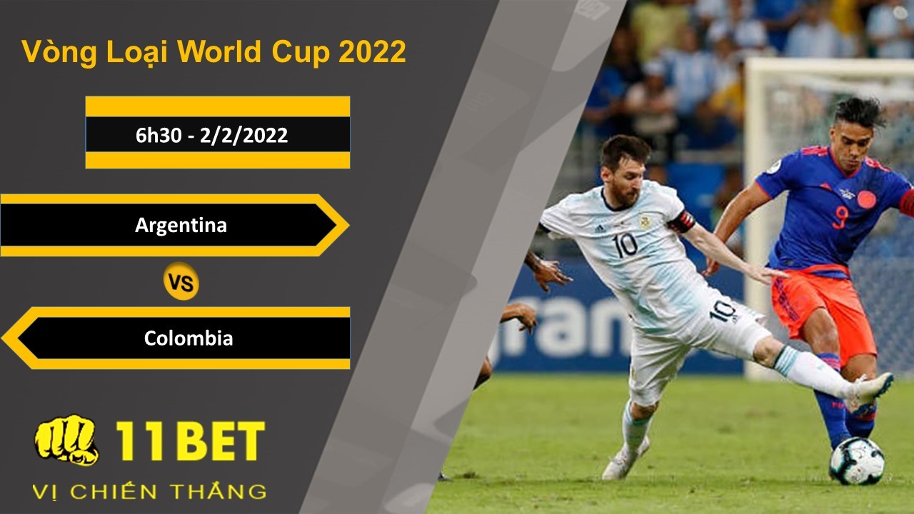 11BET Soi kèo Argentina vs Colombia, 6h30, 2/2/2022