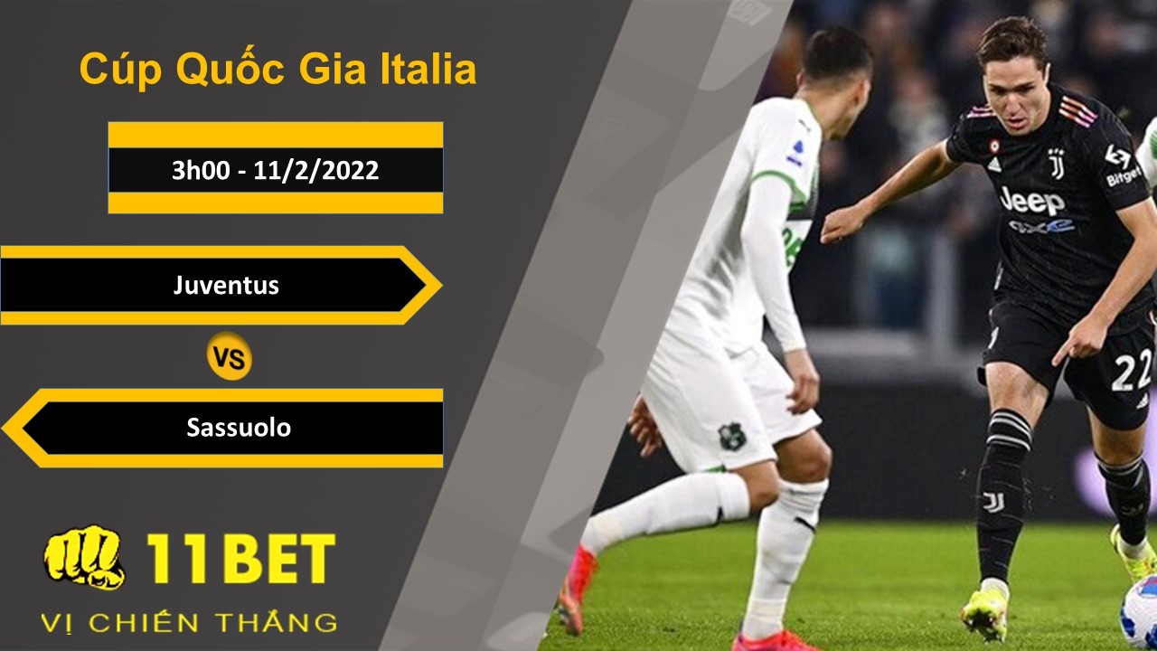 11BET Soi kèo Juventus vs Sassuolo, 3h00, 11/2/2022