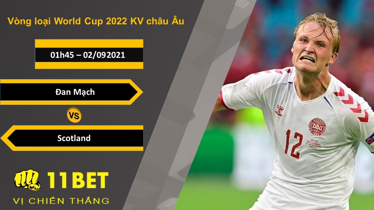 11BET Soi kèo Đan Mạch vs Scotland, 01h45, 02/09/2021