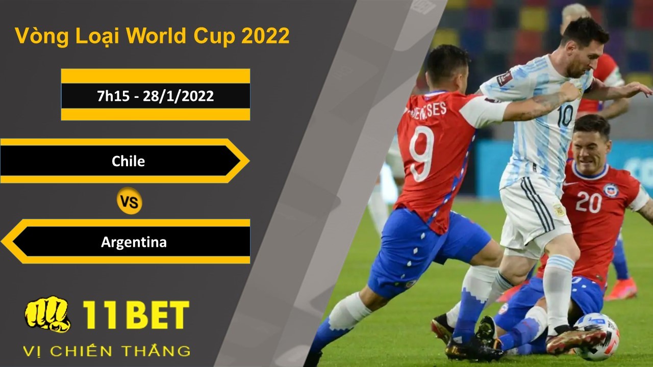 11BET Soi kèo Chile vs Argentina, 7h15, 28/1/2022