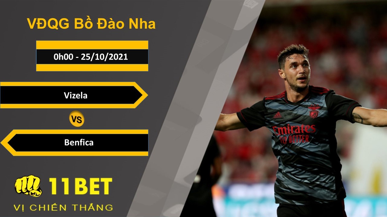 11BET Soi kèo Vizela vs Benfica, 0h00, 25/10/2021