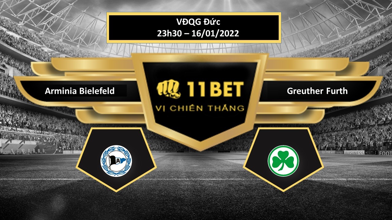 11BET Tip bóng đá  Arminia Bielefeld vs Greuther Furth , hôm nay 16/01/2022