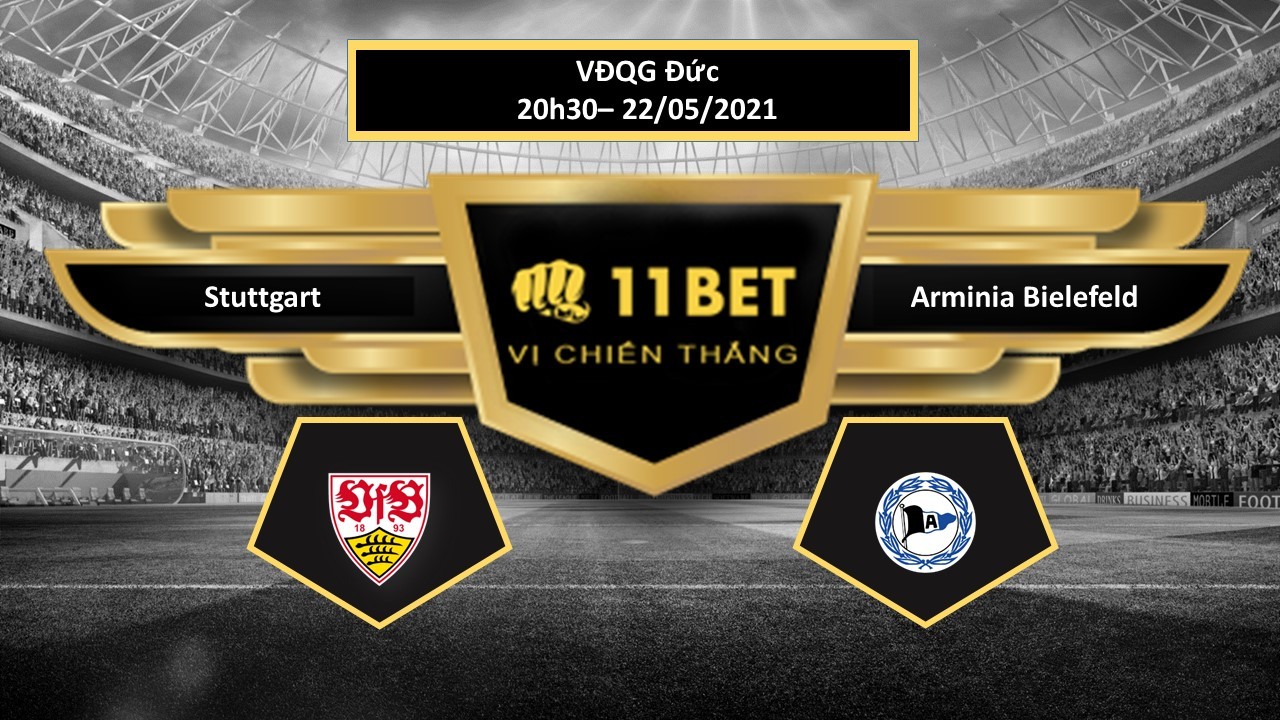 11BET Tip bóng đá Stuttgart vs Arminia Bielefeld  , hôm nay 22/05/2021