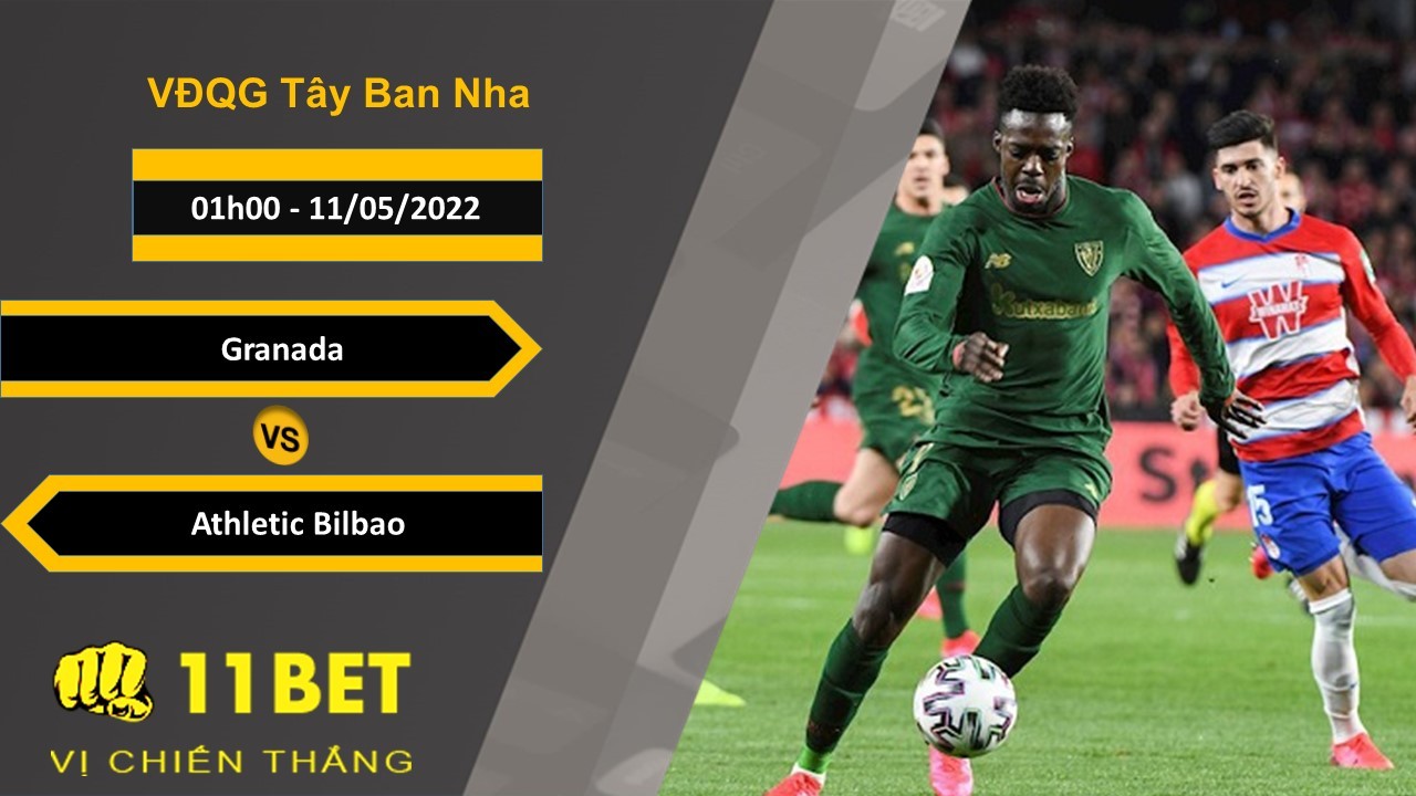 11BET Soi kèo Granada vs Athletic Bilbao 01h00, 11/05/2022