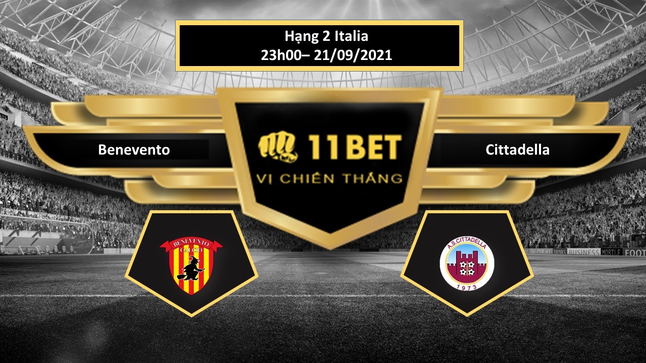 11BET Tip bóng đá Benevento vs Cittadella , hôm nay 21/09/2021