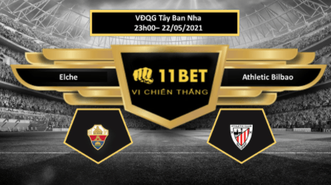 11BET Tip bóng đá Elche vs Athletic Bilbao  , hôm nay 22/05/2021